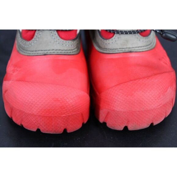 Crocs Unisex Snomini  Size 10/11 Snow Boot Red Black Gray - Picture 4 of 10